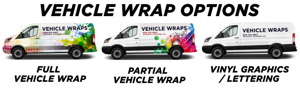 Coppell Vehicle Wraps vehicle wrap options